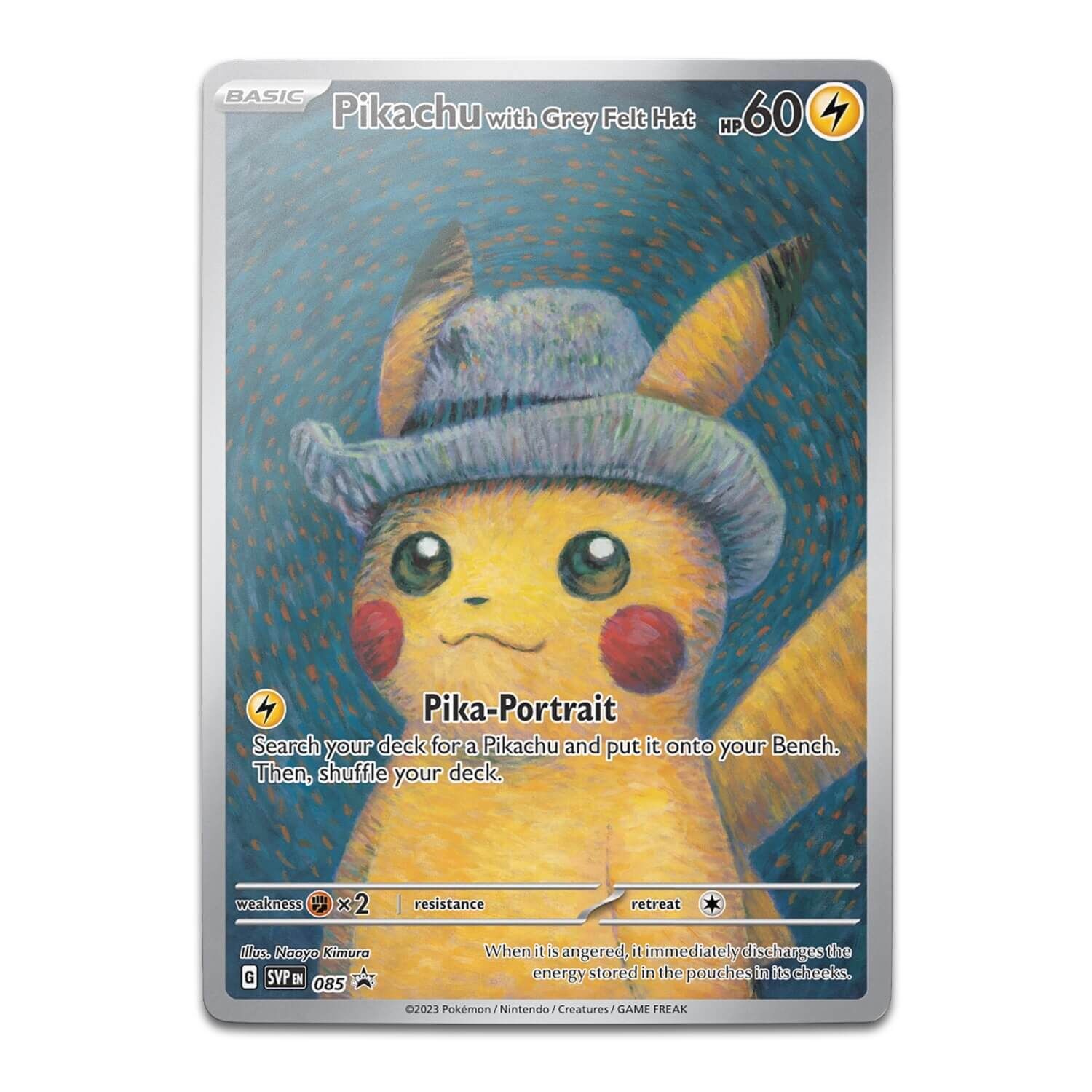 Pokémon Pikachu with Grey Felt Hat 085 - Promo - Sealed (ENG)