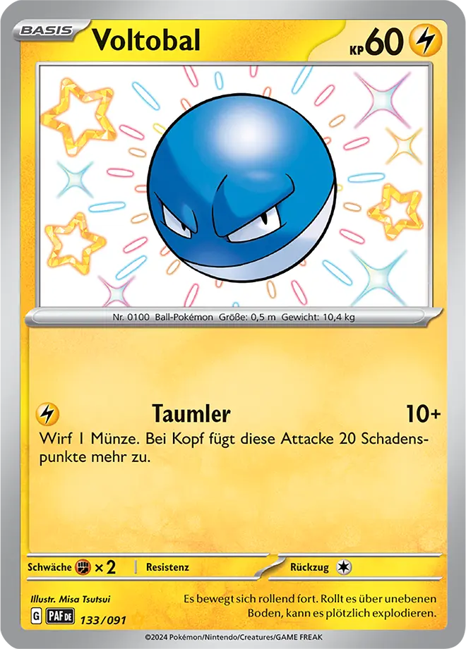 Voltobal 133/091 - Pokémon Paldeas Schicksale (DEU)