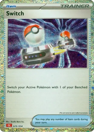 Switch 029/034 - Pokémon TCG: Classic Charizard & Ho-Oh ex Deck Karte (ENG)