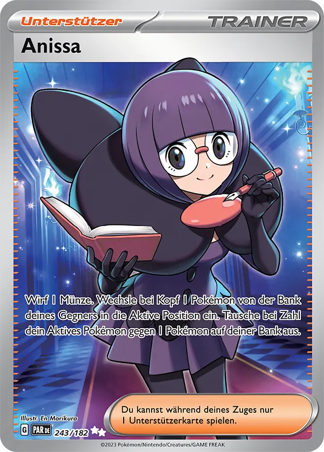 Anissa 243/182 - Pokémon Paradoxrift Karte (DEU)