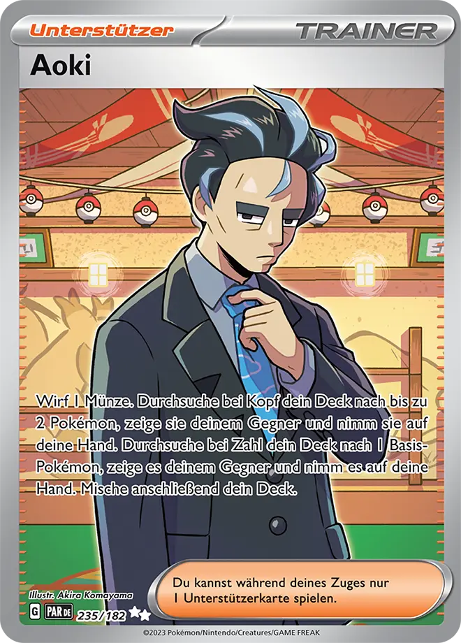 Aoki 235/182 - Pokémon Paradoxrift Karte (DEU)