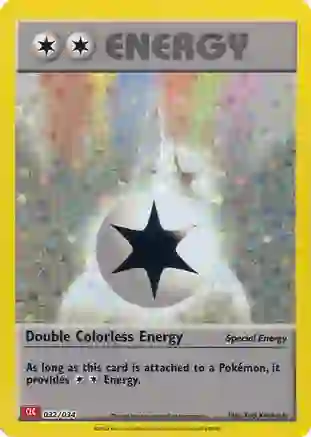Double Colorless Energy 032/034 - Pokémon TCG: Classic Charizard & Ho-Oh ex Deck Karte (ENG)