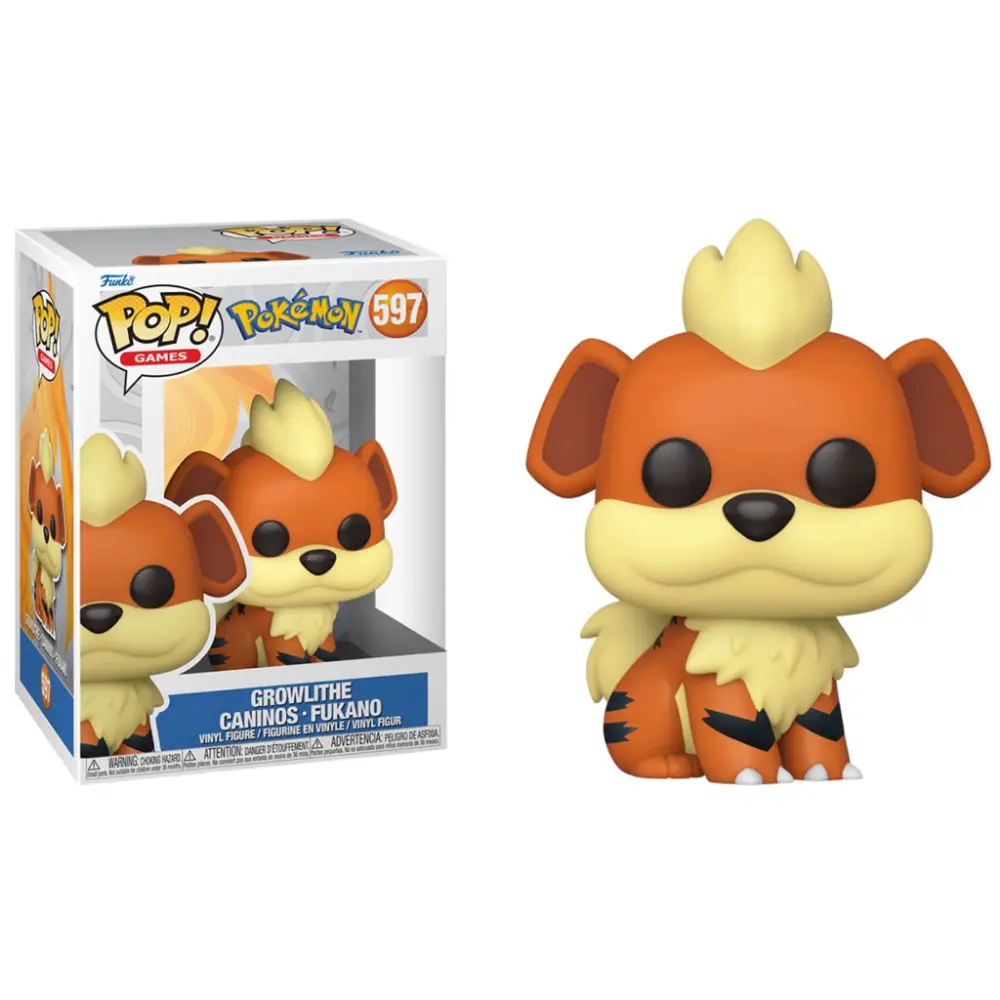 Pokemon - Growlithe / Fukano #597 POP! Vinyl Figur