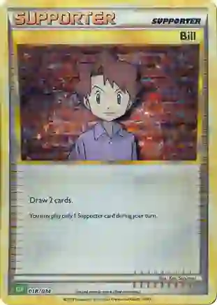 Bill 018/034 - Pokémon TCG: Classic Venusaur & Lugia ex Deck Karte (ENG)