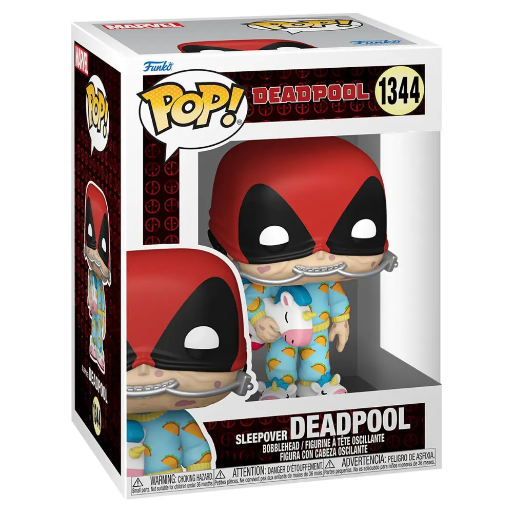 Marvel - Sleepover Deadpool #1344 POP! Vinyl Figur
