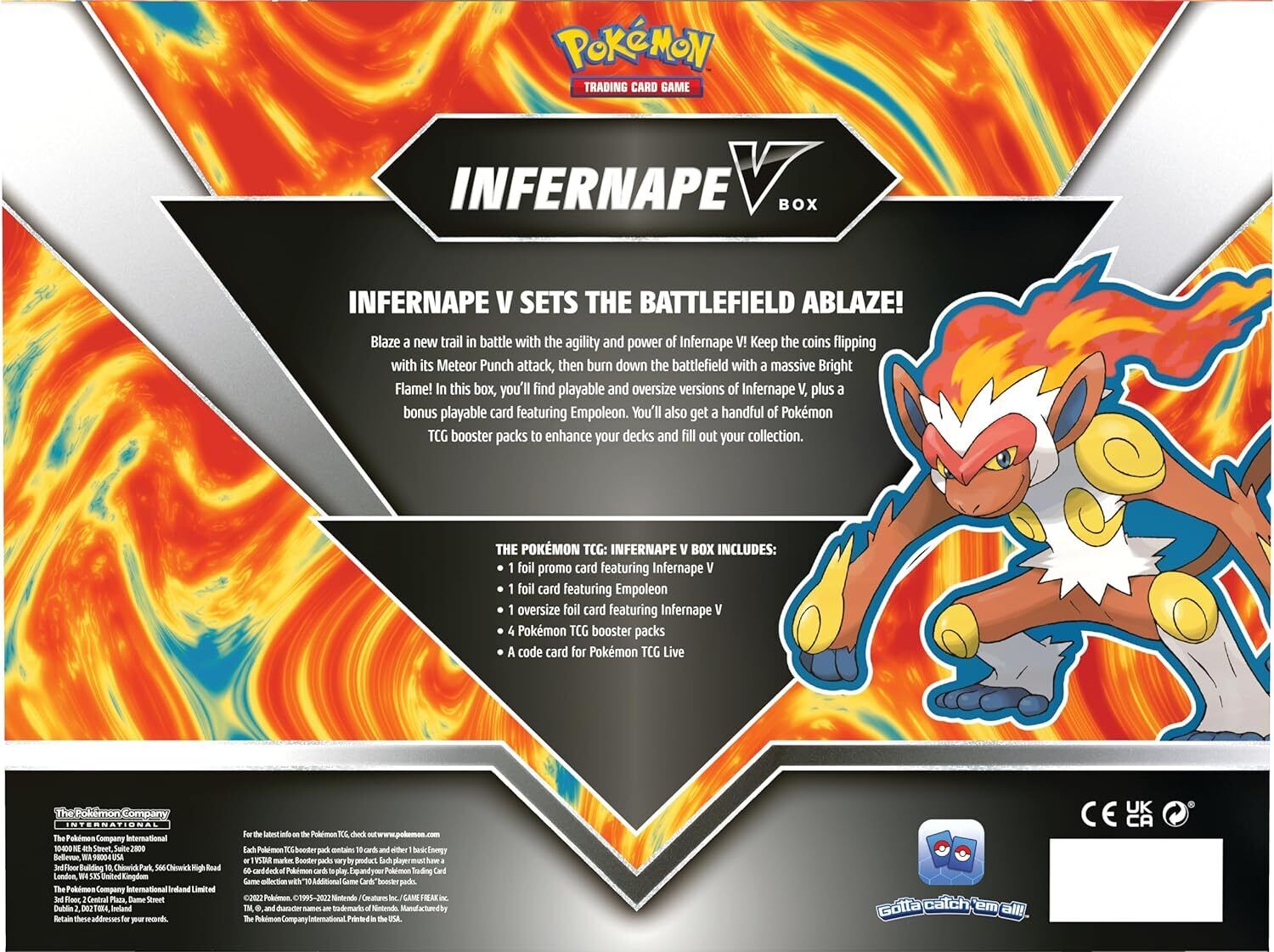 Pokémon TCG: Infernape V Box (ENG)