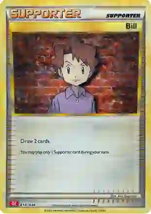 Bill 018/034 - Pokémon TCG: Classic Charizard & Ho-Oh ex Deck Karte (ENG)