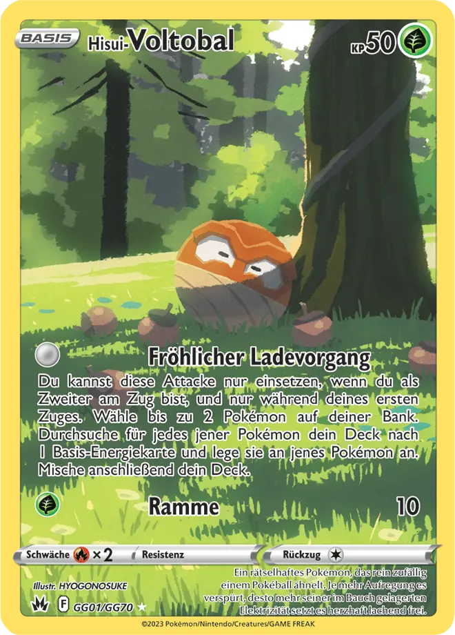 Hisui-Voltobal GG01/GG70 - Pokémon Zenit der Könige (DEU)