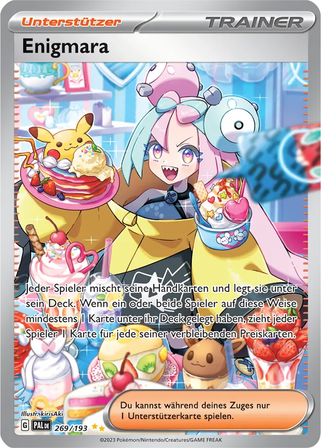 Enigmara 269/193 - Pokémon Entwicklungen in Paldea Karte (DEU)