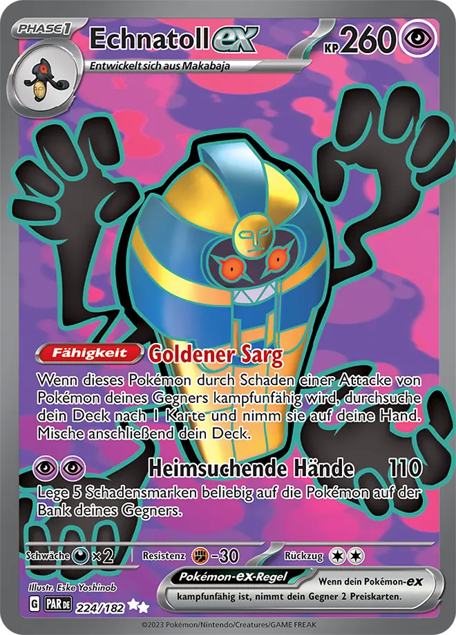 Echnatoll 224/182 - Pokémon Paradoxrift Karte (DEU)