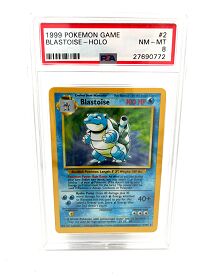 Pokémon POKEMON GAME - BLASTOISE-HOLO - 2 - 8 NM MT Graded (ENG)