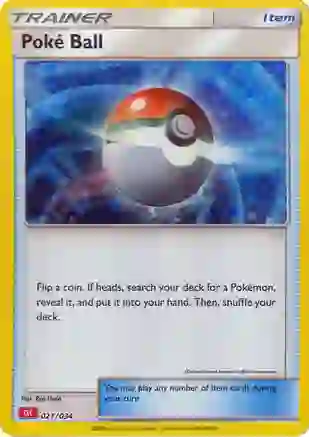 Poké Ball 021/034 - Pokémon TCG: Classic Charizard & Ho-Oh ex Deck Karte (ENG)