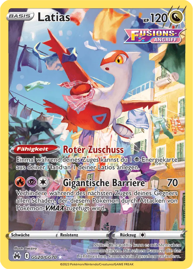Latias GG20/GG70 - Pokémon Zenit der Könige (DEU)
