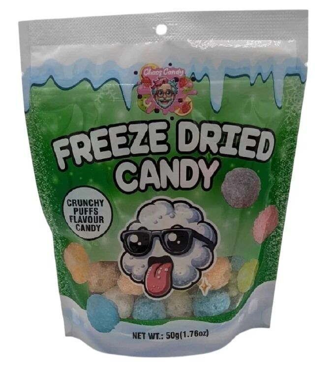 Chaos Candy - Crunchy Puffs - Freeze Dried Candy - 50g