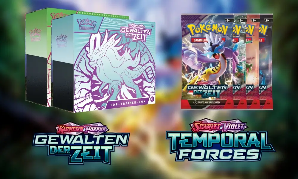 Neues Highlight für 2024: Pokémon "Gewalten der Zeit" / "Temporal Forces" jetzt vorbestellbar!
