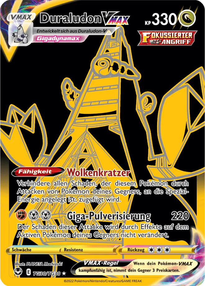 Duraludon VMAX TG30/TG30 - Pokémon Silberne Sturmwinde Karte (DEU)