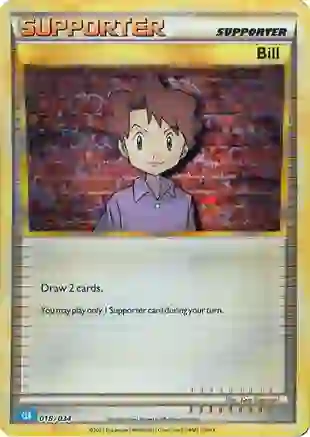 Bill 018/034 - Pokémon TCG: Classic Blastoise & Suicune ex Deck Karte (ENG)
