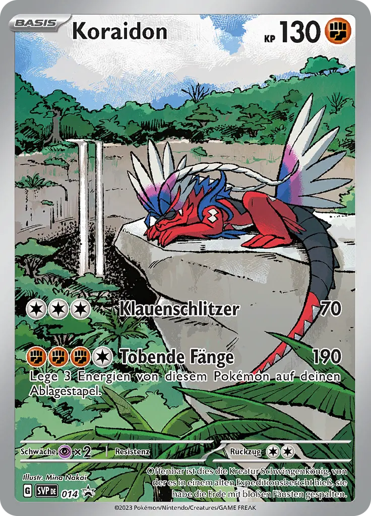 Koraidon (SVP - 014) - Pokémon Karmesin & Purpur Promo Karte (DEU)