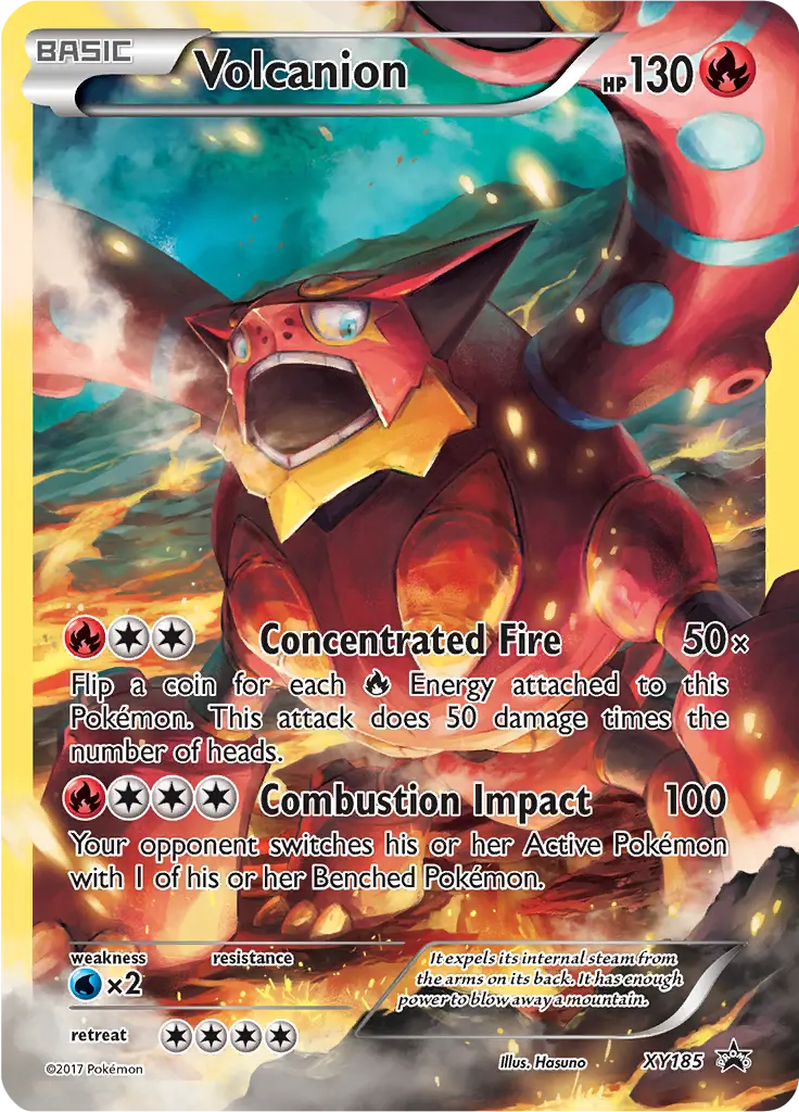 Volcanion XY185 - Pokémon XY Promo Karte (ENG)