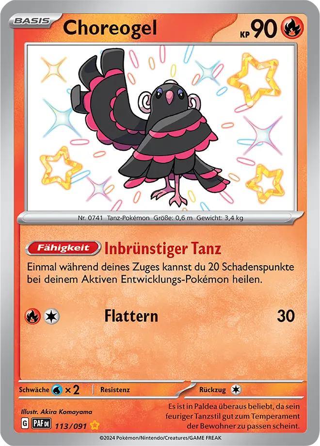 Choreogel 113/091 - Pokémon Paldeas Schicksale (DEU)