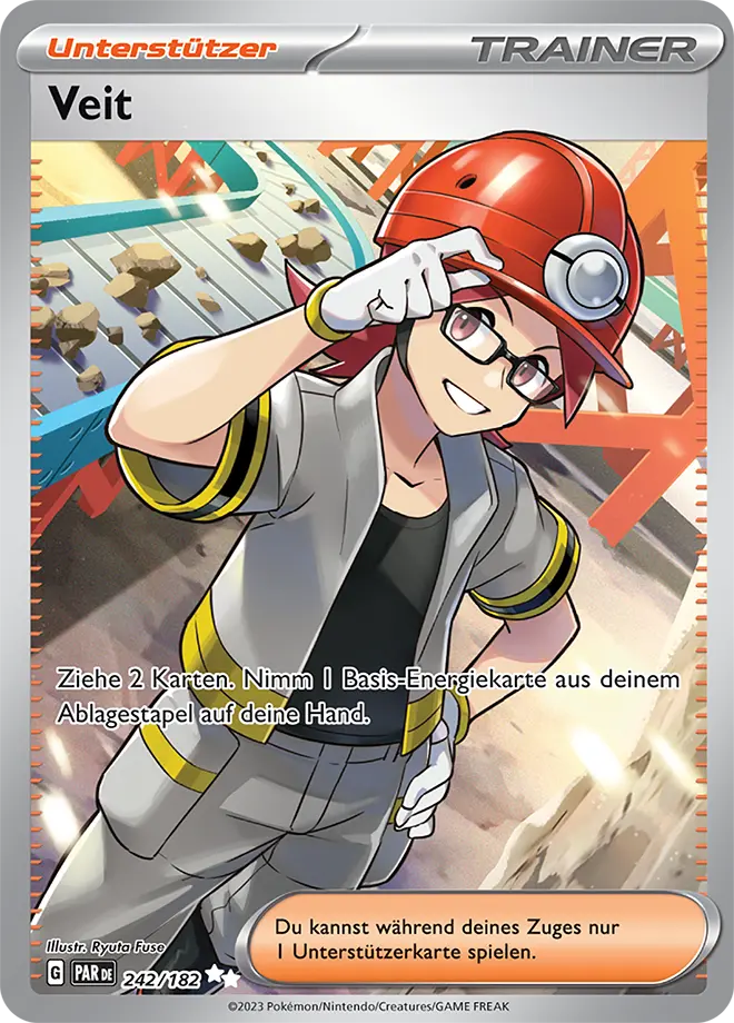 Veit 242/182 - Pokémon Paradoxrift Karte (DEU)