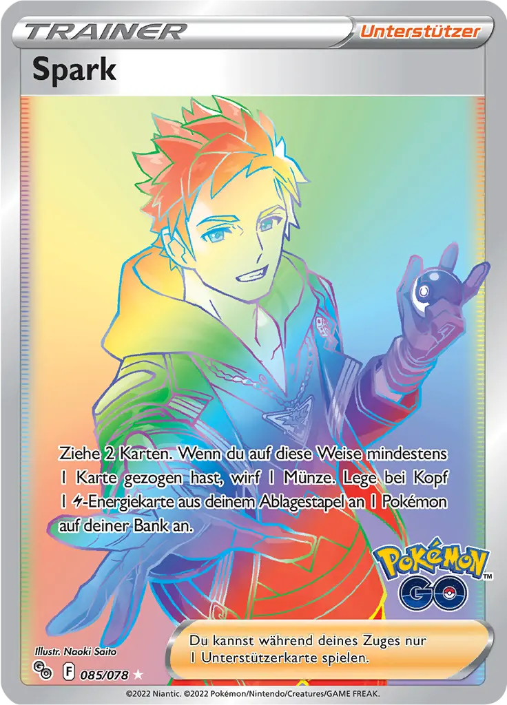 Spark 085/078 - Pokémon GO Karte (DEU)