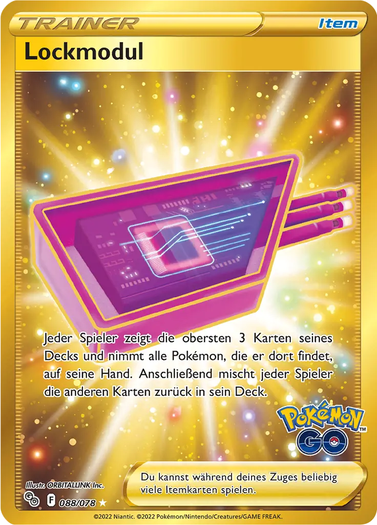 Lockmodul 088/078 - Pokémon GO Karte (DEU)