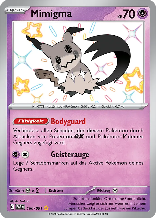 Mimigma 160/091 - Pokémon Paldeas Schicksale (DEU)