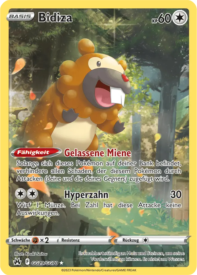 Bidiza GG29/GG70 - Pokémon Zenit der Könige (DEU)
