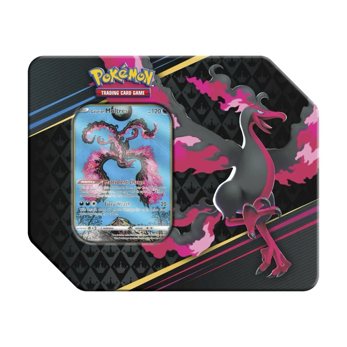 Pokémon Crown Zenith - Galarian Moltres 7" Tin Box (ENG)
