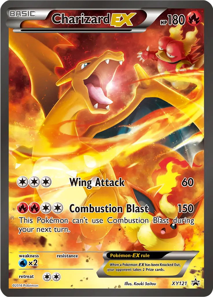 Charizard EX XY121 - Pokémon XY Promo Karte (ENG)