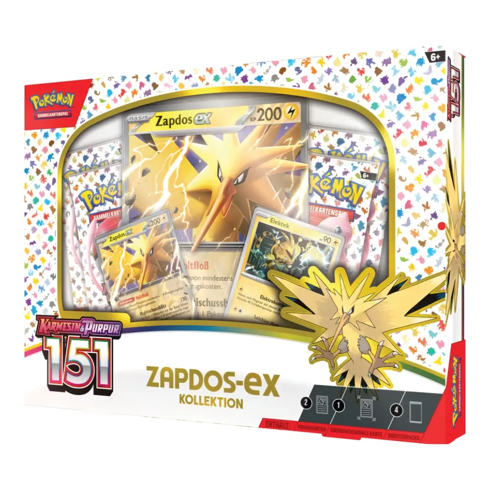 Karmesin & Purpur - Pokémon 151 - Zapdos Ex Kollektion (DEU)
